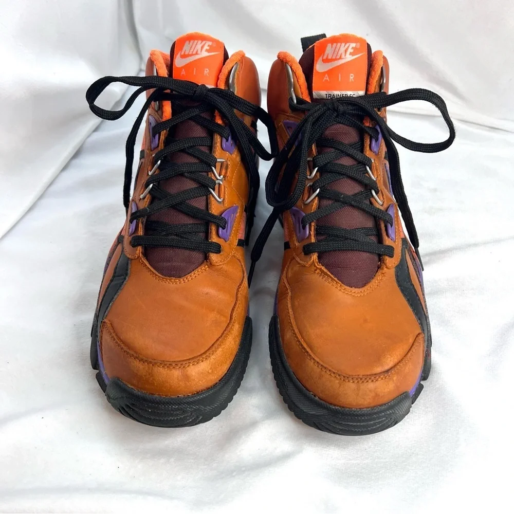 NIKE Trainer SC Sneaker Boot Tuscan Rust/Hyper Grape/Barkroot Brown Men’s size 8
